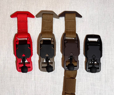 Buckle colors - Red, Tan, Brown, Black