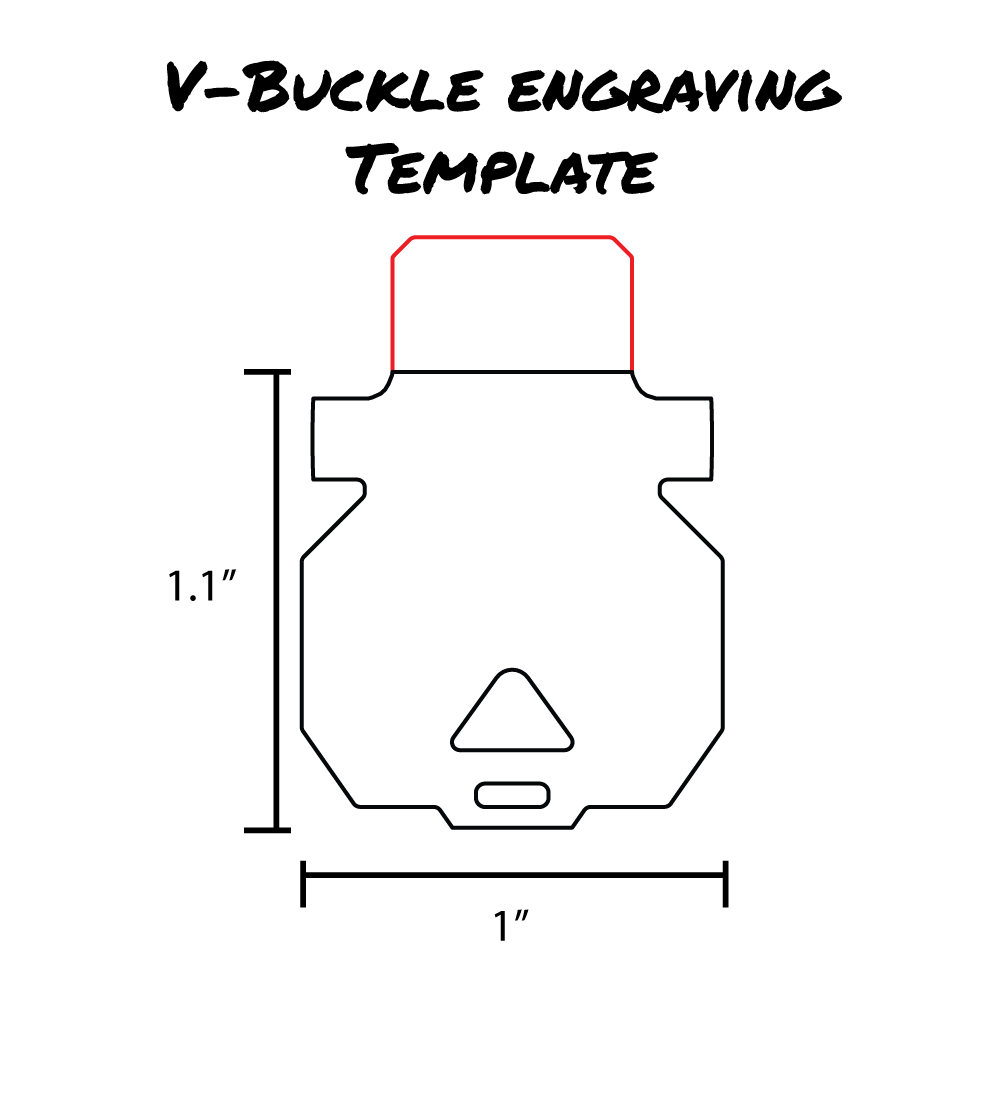 Fidlock V-buckle 25mm Custom Engraving (Optional) – Thermal Lift